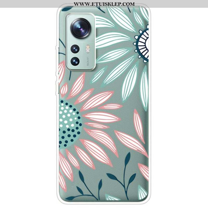 Etui do Xiaomi 12 / 12X Przejrzysty Jeden Kwiat